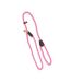 Rope leather dog slip lead one size pink Digby & Fox-2