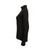 Tombo Womens/Ladies Long Sleeve Zip Neck Performance Top (Black)