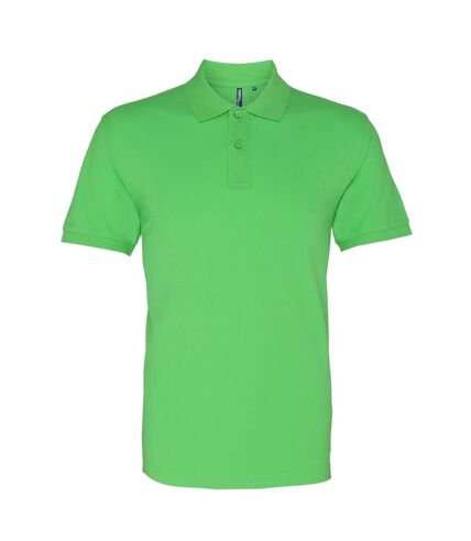 Asquith & Fox Mens Plain Short Sleeve Polo Shirt (Lime) - UTRW3471