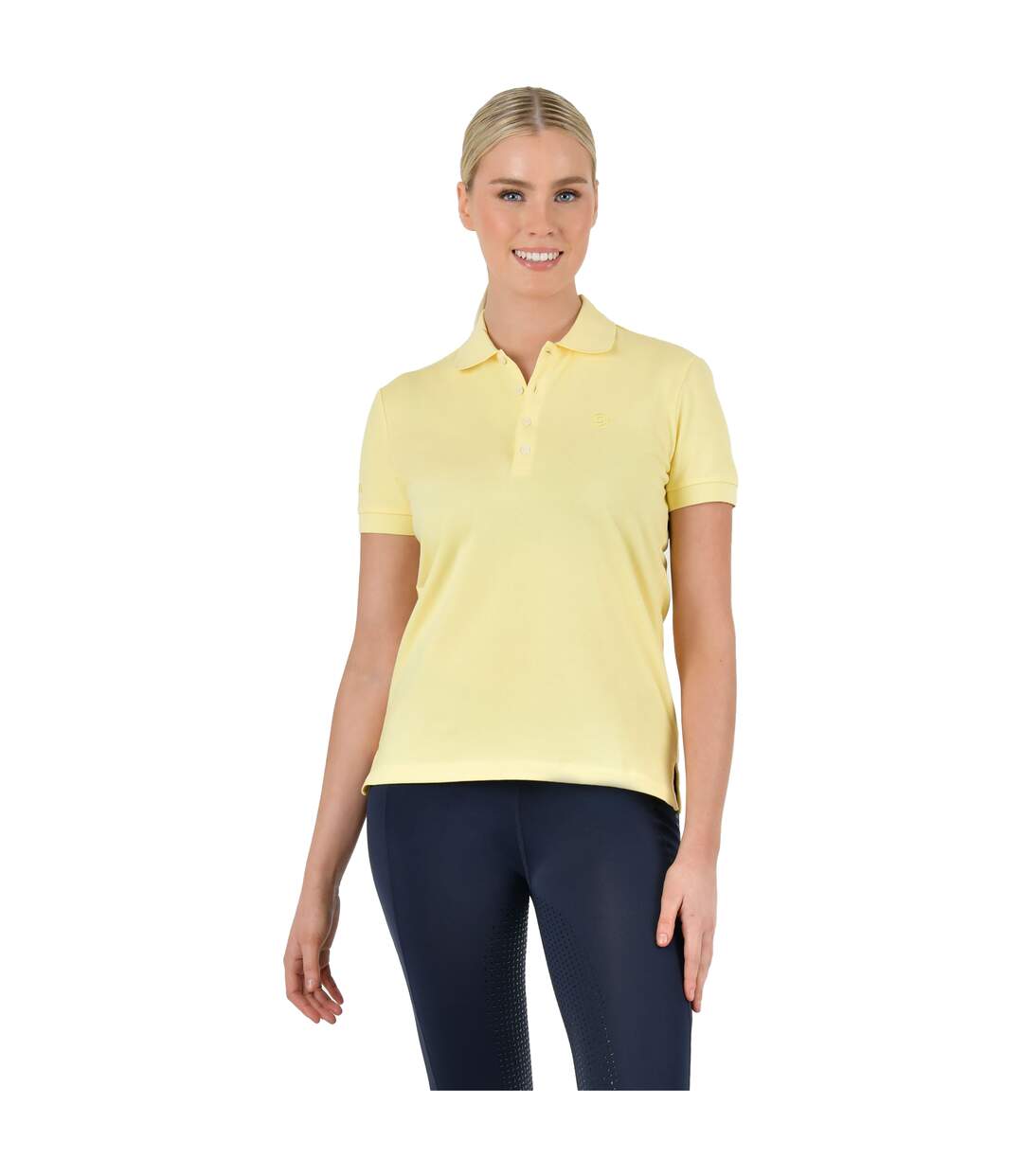 Polo lily femme jaune clair Dublin-3