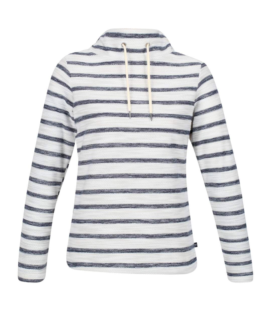 Polaire hensley femme beige clair / bleu marine Regatta-1
