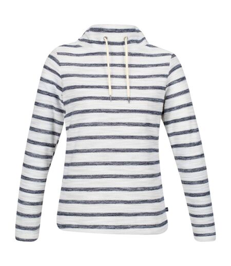Polaire hensley femme beige clair / bleu marine Regatta