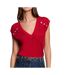 T-Shirt rouge femme morgan dili - l-1