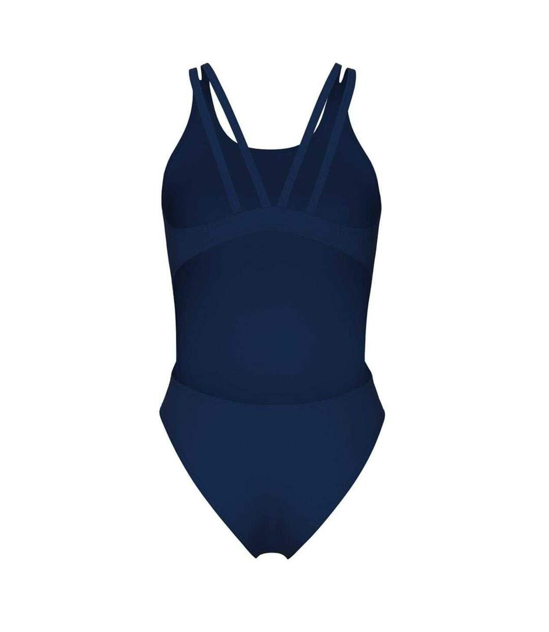 Womens/ladies Tech One Piece Swimsuit Navy White Arena-4