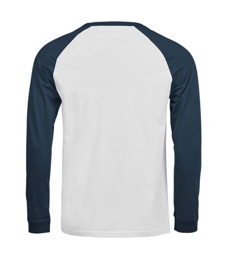 Unisex Adult Unlabeled Baseball T-shirt White Ink Tee Jays