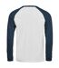 Unisex Adult Unlabeled Baseball T-shirt White Ink Tee Jays-2