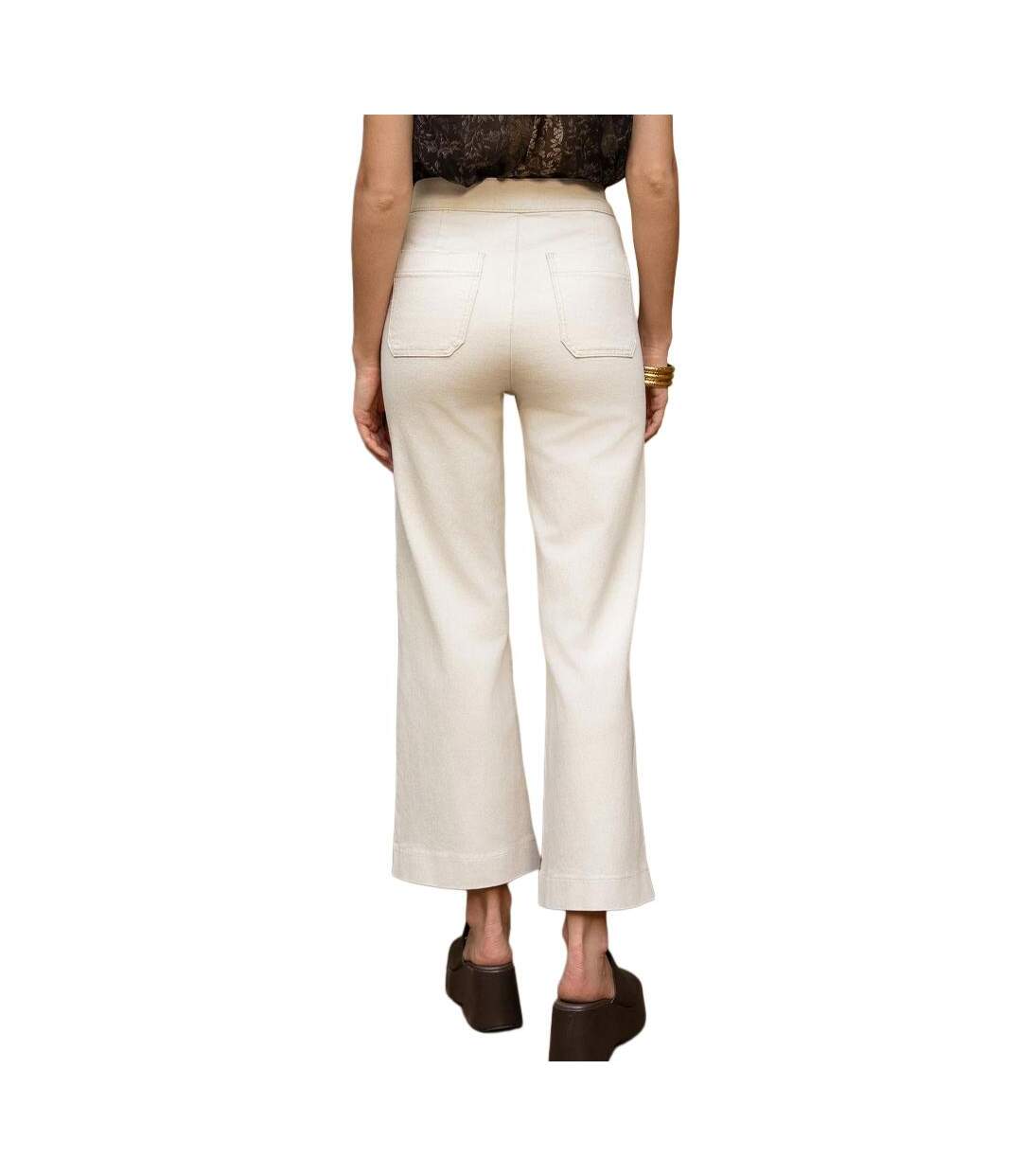 Jean wide blanc créme femme vert oraije victorine-2