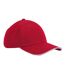 Casquette Earthaware Rouge Classique Blanc Beechfield-1