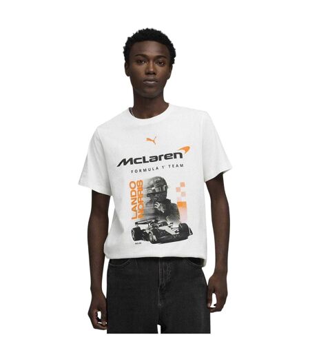 Unisex Adult Motorsport Graphic Print T-shirt  White Puma