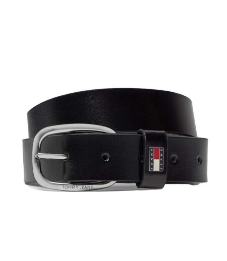 Ceinture Noir Femme Tommy Hilfiger Oval 3.0 - T 75