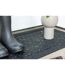 Paillasson en Caoutchouc Gunnar 45x75cm Noir-5