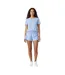 T-shirt Tech C Femme Bleu Pâle USA Pro-3