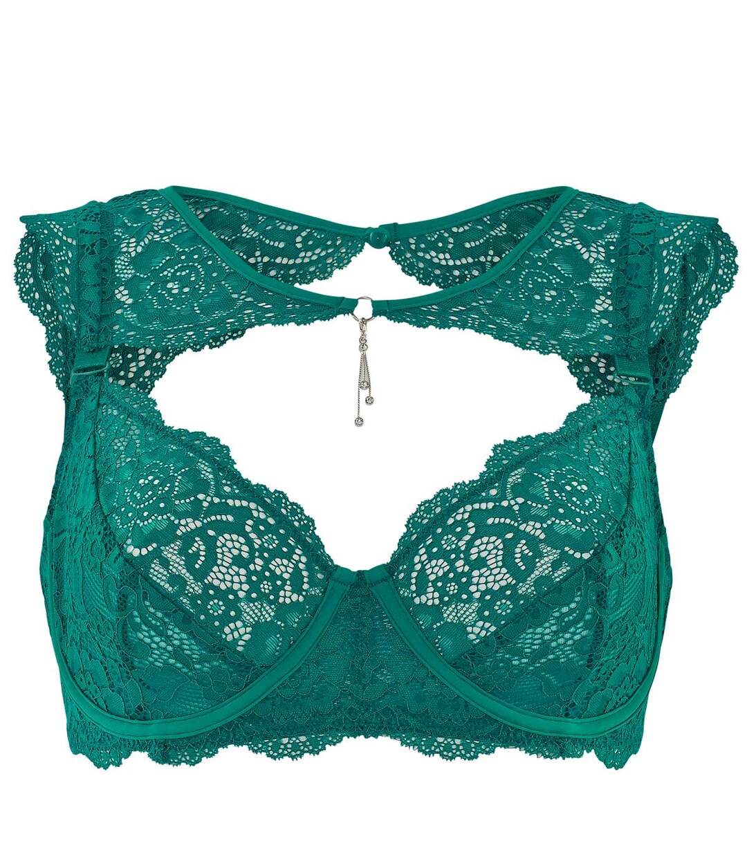 Soutien-gorge grand maintien C, D et E vert Feu Aux Poudres-1