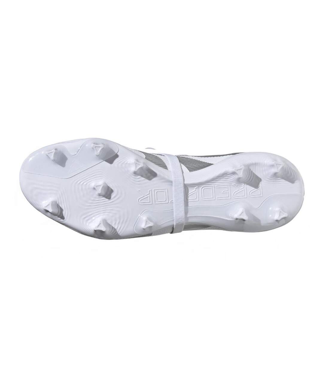 Chaussures À Crampons Pour Terrain Ferme Predator League Homme Blanc Argenté Adidas-4