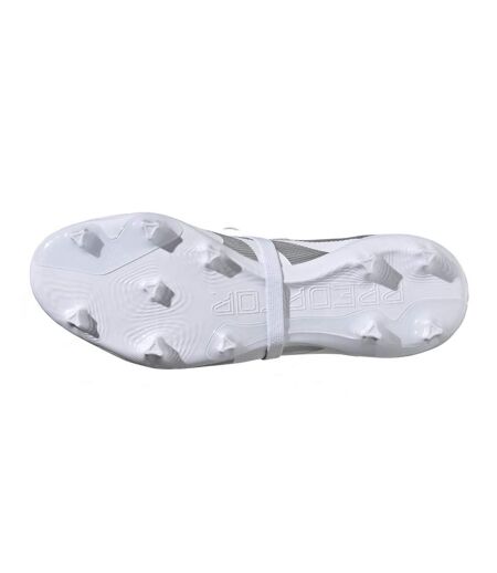 Chaussures À Crampons Pour Terrain Ferme Predator League Homme Blanc Argenté Adidas