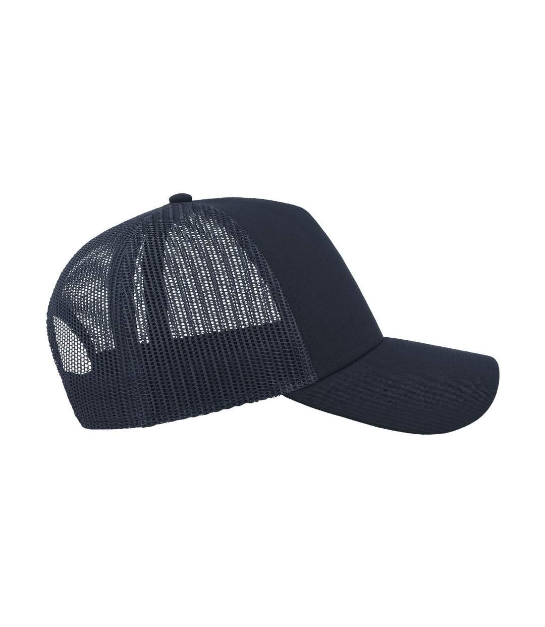 Casquette Style Trucker Rapper Mixte Bleu Marine Atlantis-4