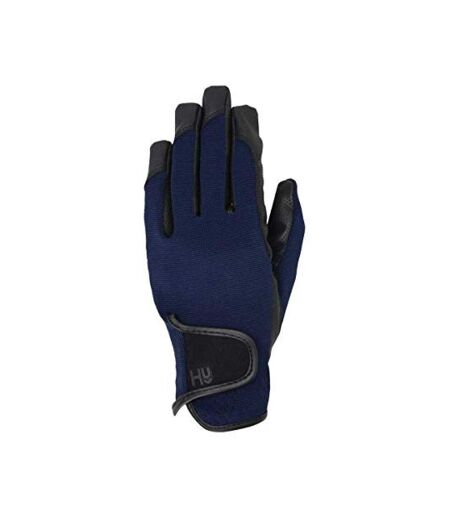 Hy5 Adults Burnham Pro Riding Gloves (Marine Navy) - UTBZ534