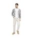 Cardigan Homme Blanc Cassé Gris Ardoise Brave Soul-1
