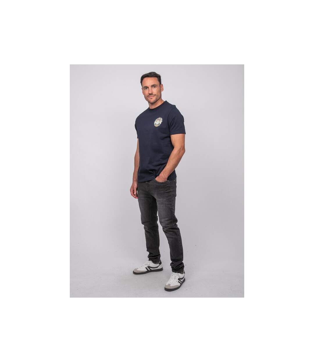 T shirt manches courtes coton motif dos JARGUS-4