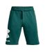 Short Motif/style Gros Logo Rival Homme Vert Under Armour-2
