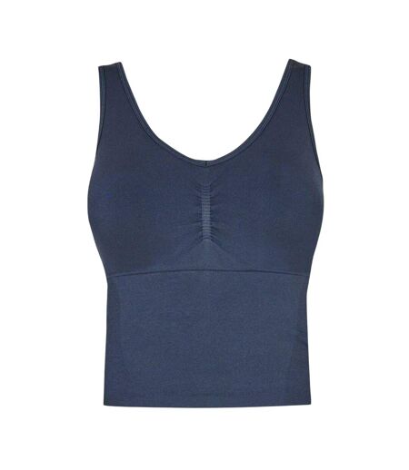 Débardeur Sans Manches Femme Bleu Marine USA
