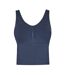 Débardeur Sans Manches Femme Bleu Marine USA-2