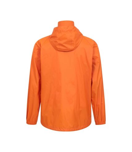 Mens pakka ii waterproof jacket orange Mountain Warehouse