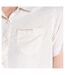Womens/ladies Plain Short-sleeved Shirt Sea Salt Craghoppers-3