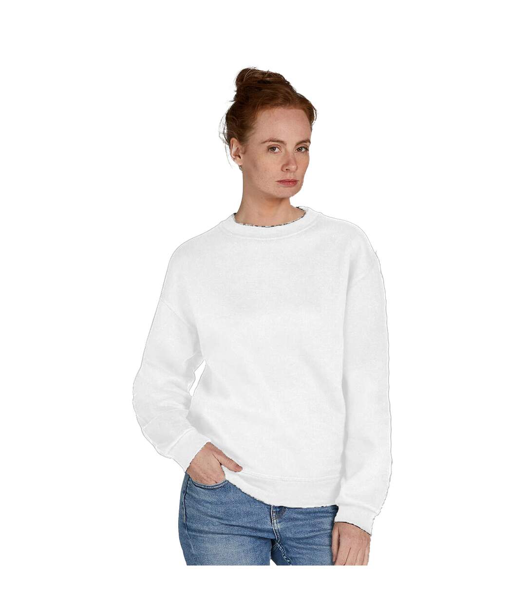 Sweat Adulte Blanc SG Essentials-1