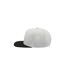 Casquette avec visière plate mixte blanc / noir Atlantis-3