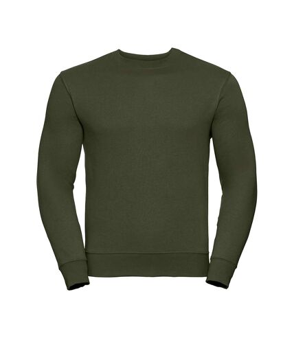 Mens set-in sweatshirt olive Russell