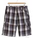 Bermuda homme WINCHESTER ILLOWA2 gris et chocolat : le short à carreaux en coton tout confort-2