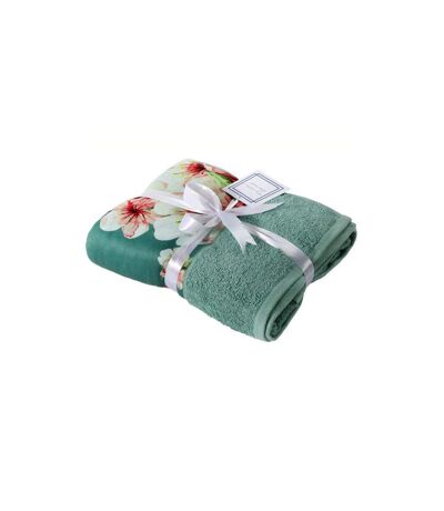 Serviette de Sauna Blossom 80x200cm Vert