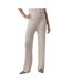 Pantalon écru femme vero moda eddie-1
