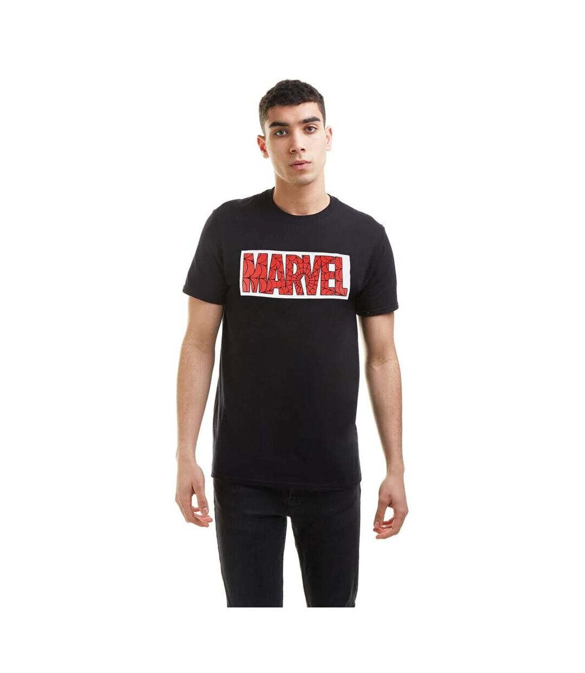 Marvel - T-shirt - Homme (Noir / Blanc / Rouge) - UTTV1096