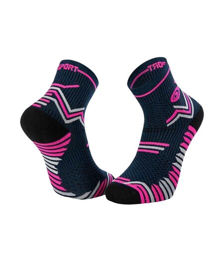 X1 paire de chaussettes rose femme bv sport trail ultra