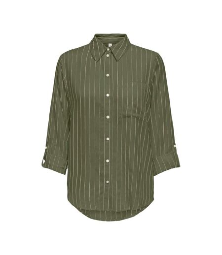 Chemise kaki femme only sabrina