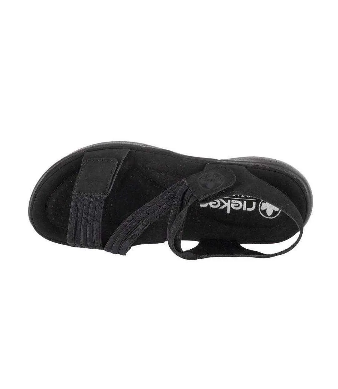 Sandales Femme Noir Rieker-3