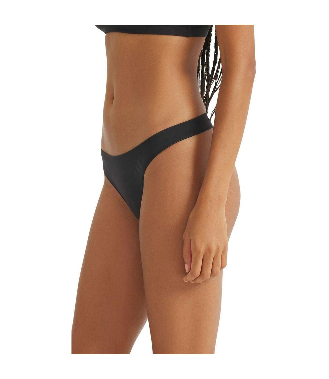 Lot De 3  Strings Femme Noir Adidas-4