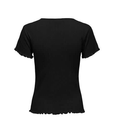 T-shirt Noir Femme JDY Salsa Life