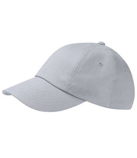 Beechfield Unisex Low Profile Heavy Cotton Drill Cap / Headwear (Pack of 2) (Grey (Light)) - UTRW6730
