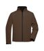 Veste Softshell Homme Marron James And Nicholson-1
