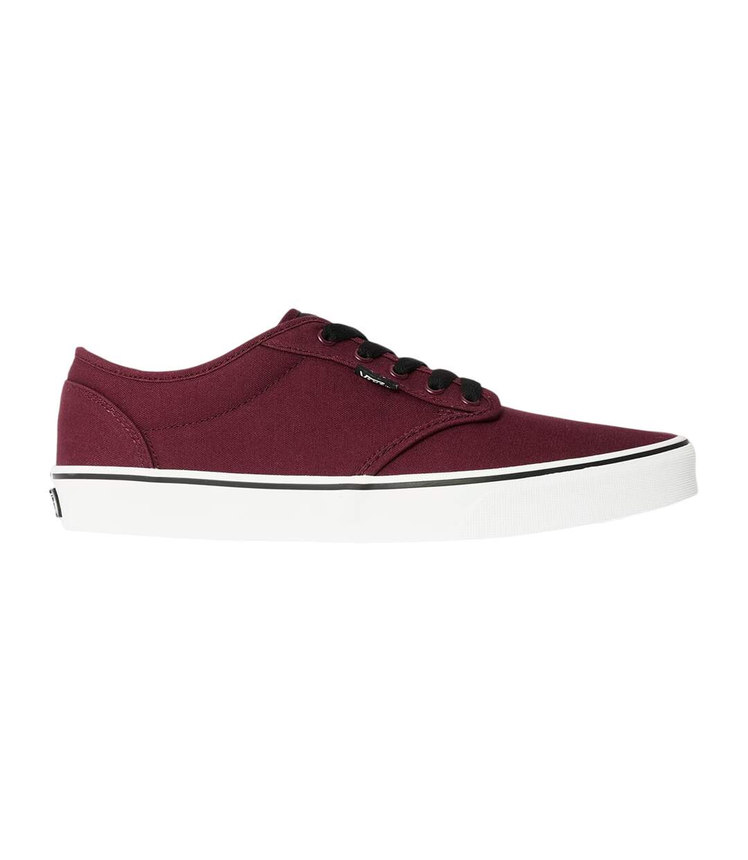 Mens Atwood Canvas Trainers Oxblood Vans-1
