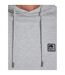 Sweat à capuche classic homme gris chiné Raging Bull