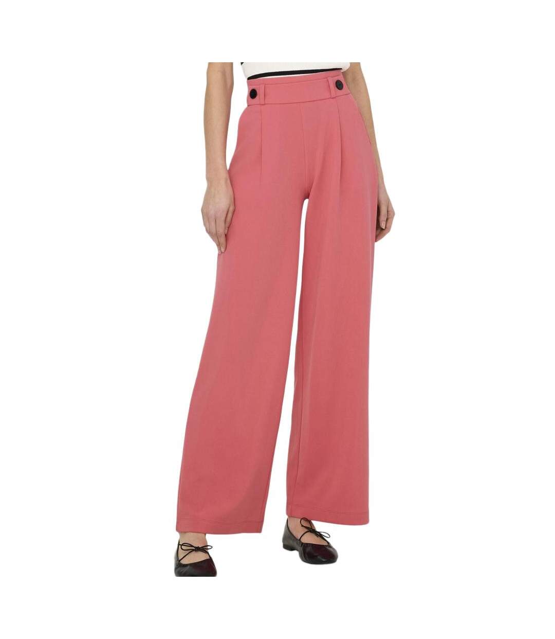 Pantalon rose femme jdy geggo - l-l32-1