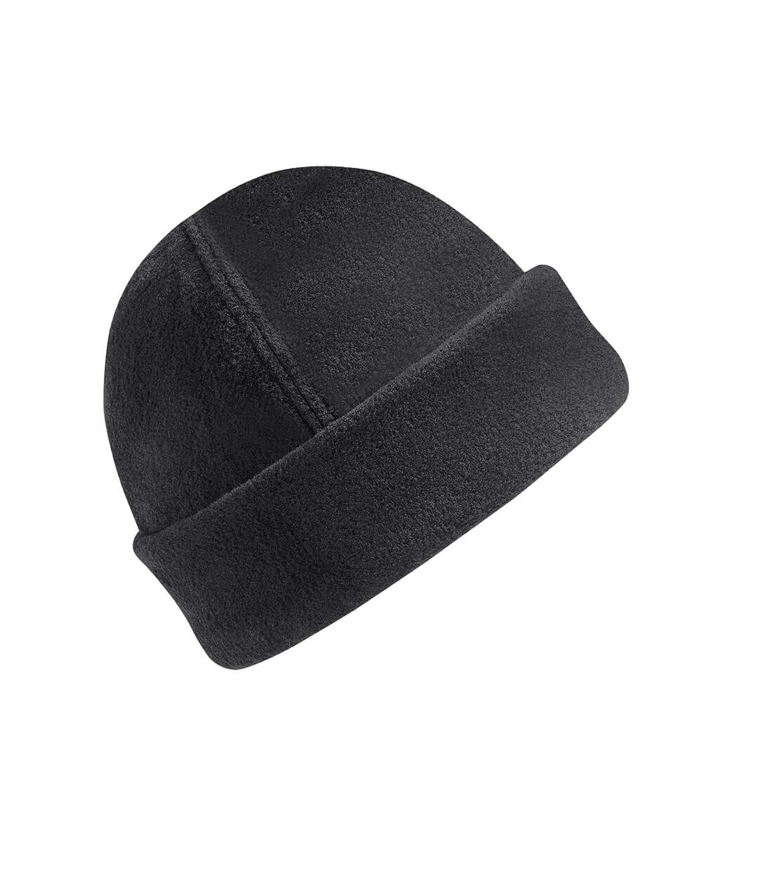 Unisex adult supafleece ski hat black Beechfield-1