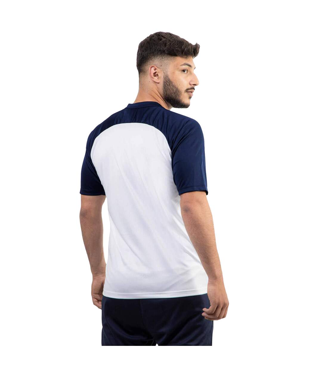 T-shirt Manches Courtes Capo Homme Blanc Bleu Marine Givova-2