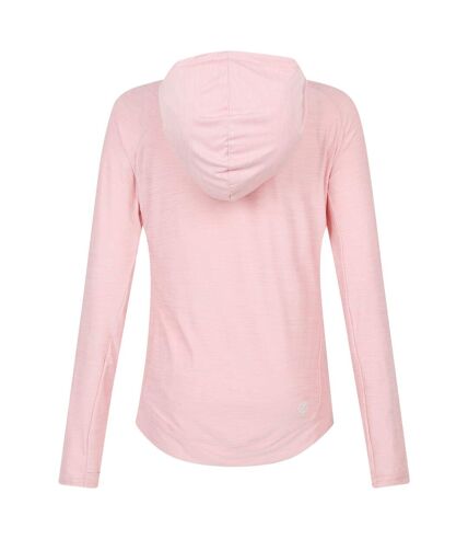 Sweat à capuche sprint city femme rose cristal chiné Dare 2b