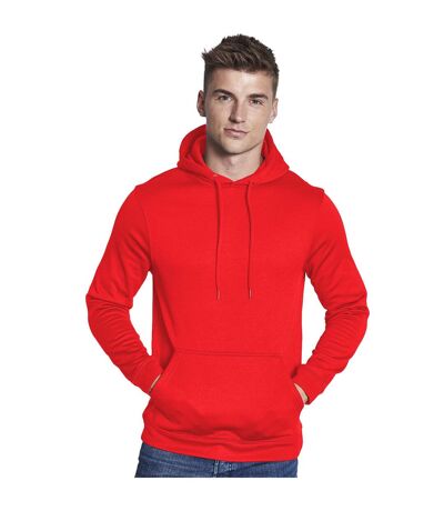 Sweat À Capuche Adulte Unisexe Rouge Feu AWDis