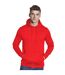 AWDis Adults Unisex Polyester Sports Hoodie (Fire Red)